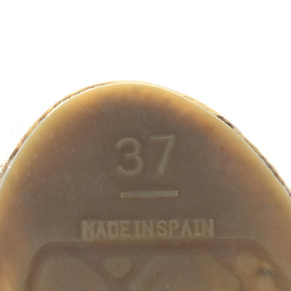 Chanel Suede Pearl CC Espadrilles 37 Red 8 of 10