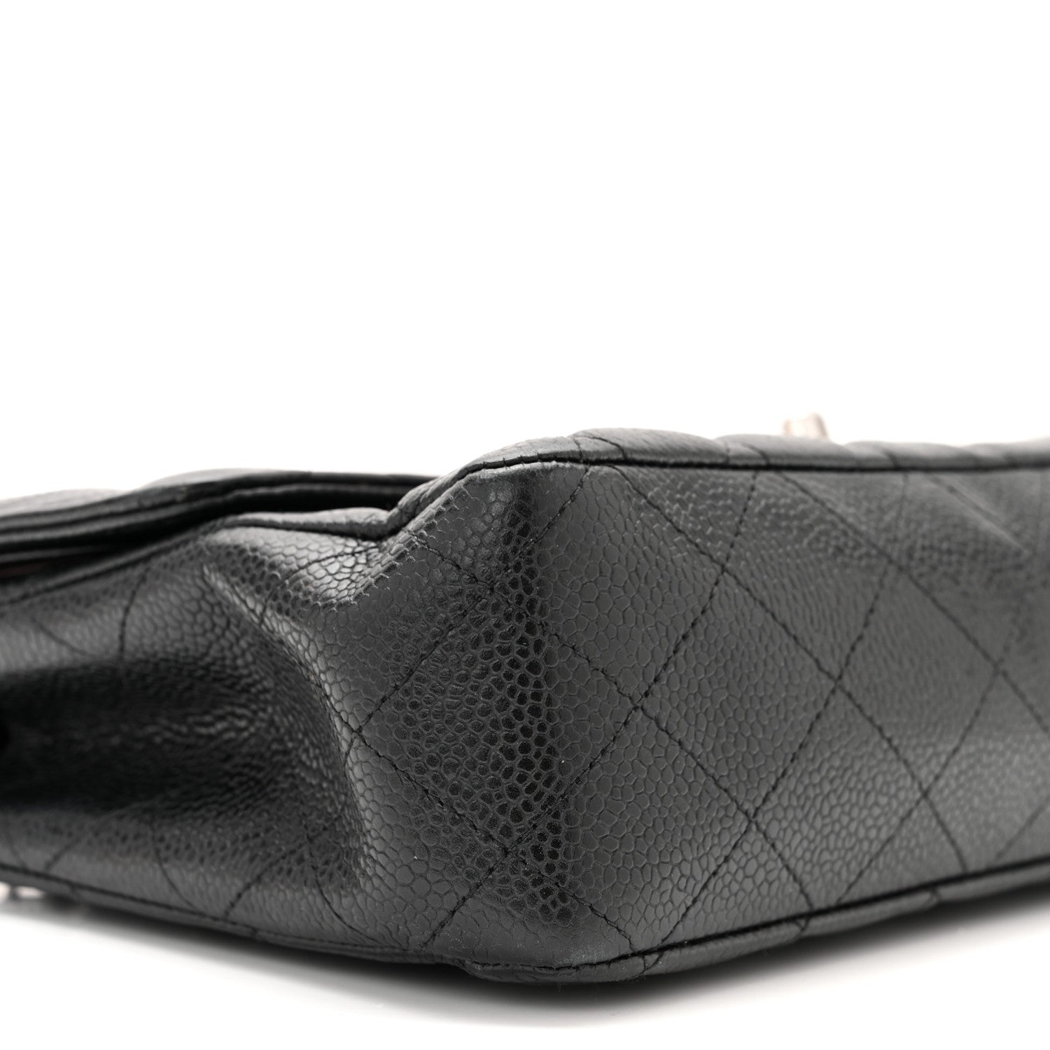Chanel Caviar Quilted Medium Double Flap Black 8 of 9