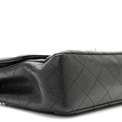 Chanel Caviar Quilted Medium Double Flap Black 8 of 9
