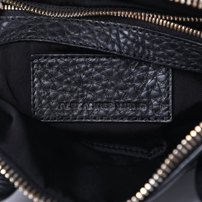 Alexander Wang Pebbled Lambskin Rocco Black Pale Gold Hardware 6 of 9