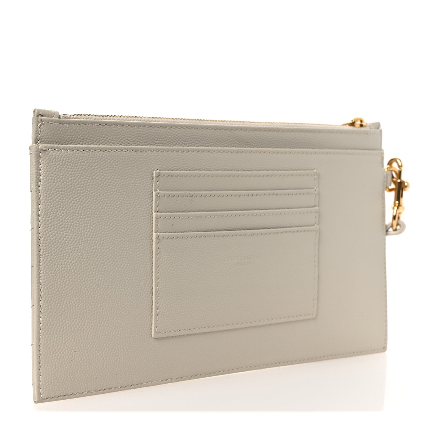 Grain De Poudre Chevron Monogram Large Bill Pouch Crema Soft