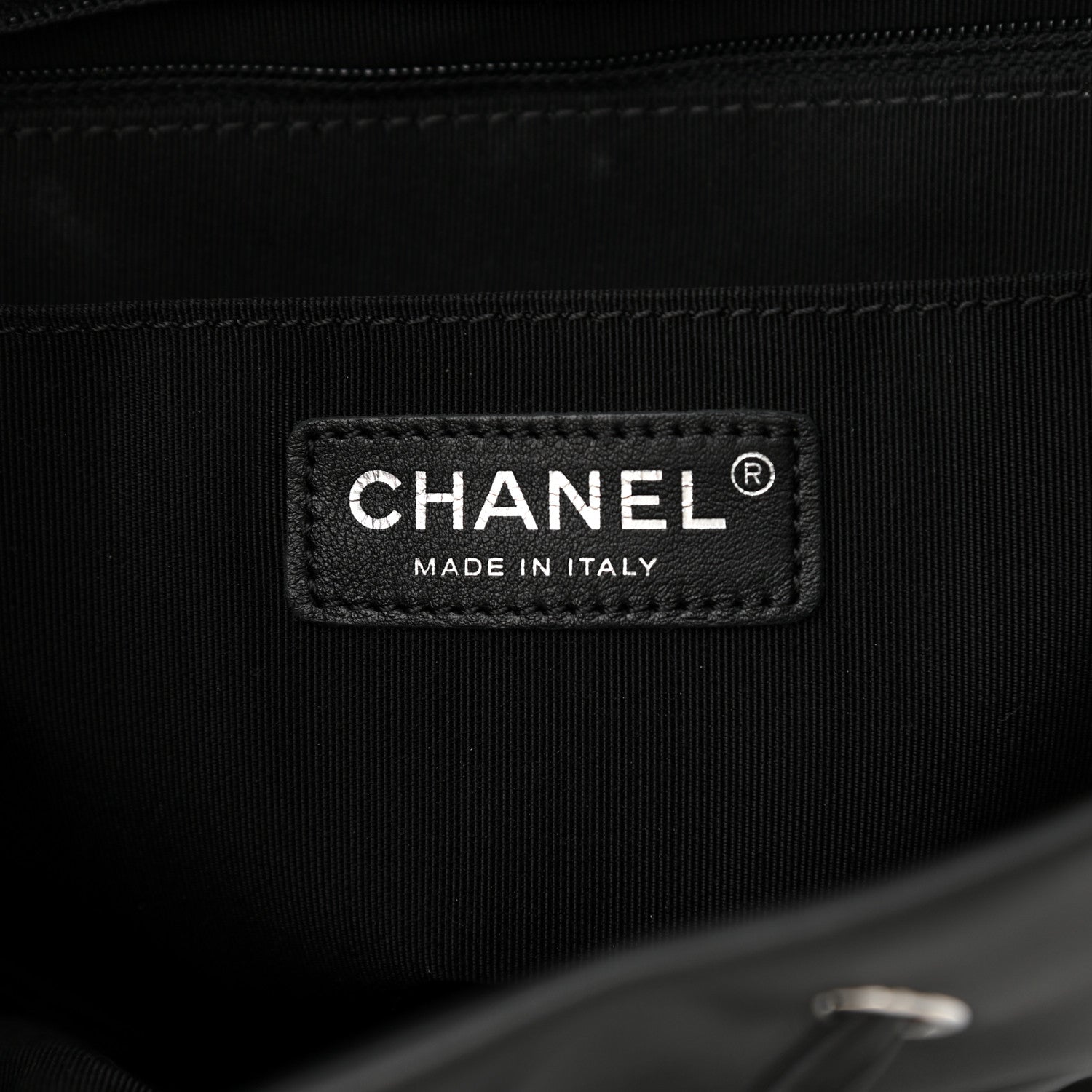 Chanel Calfskin Chevron Quilted Large Urban Spirit Backpack Black 6 of 10