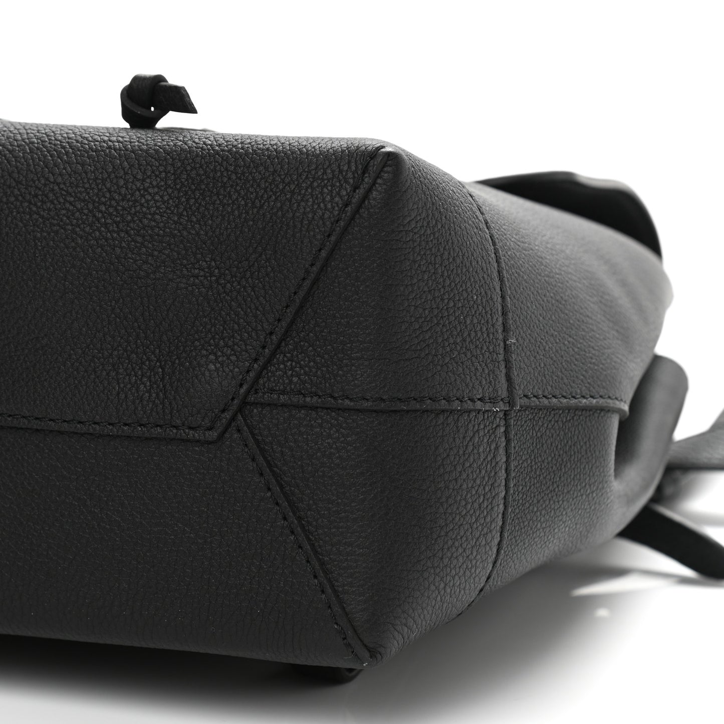 Calfskin Lockme Backpack Black
