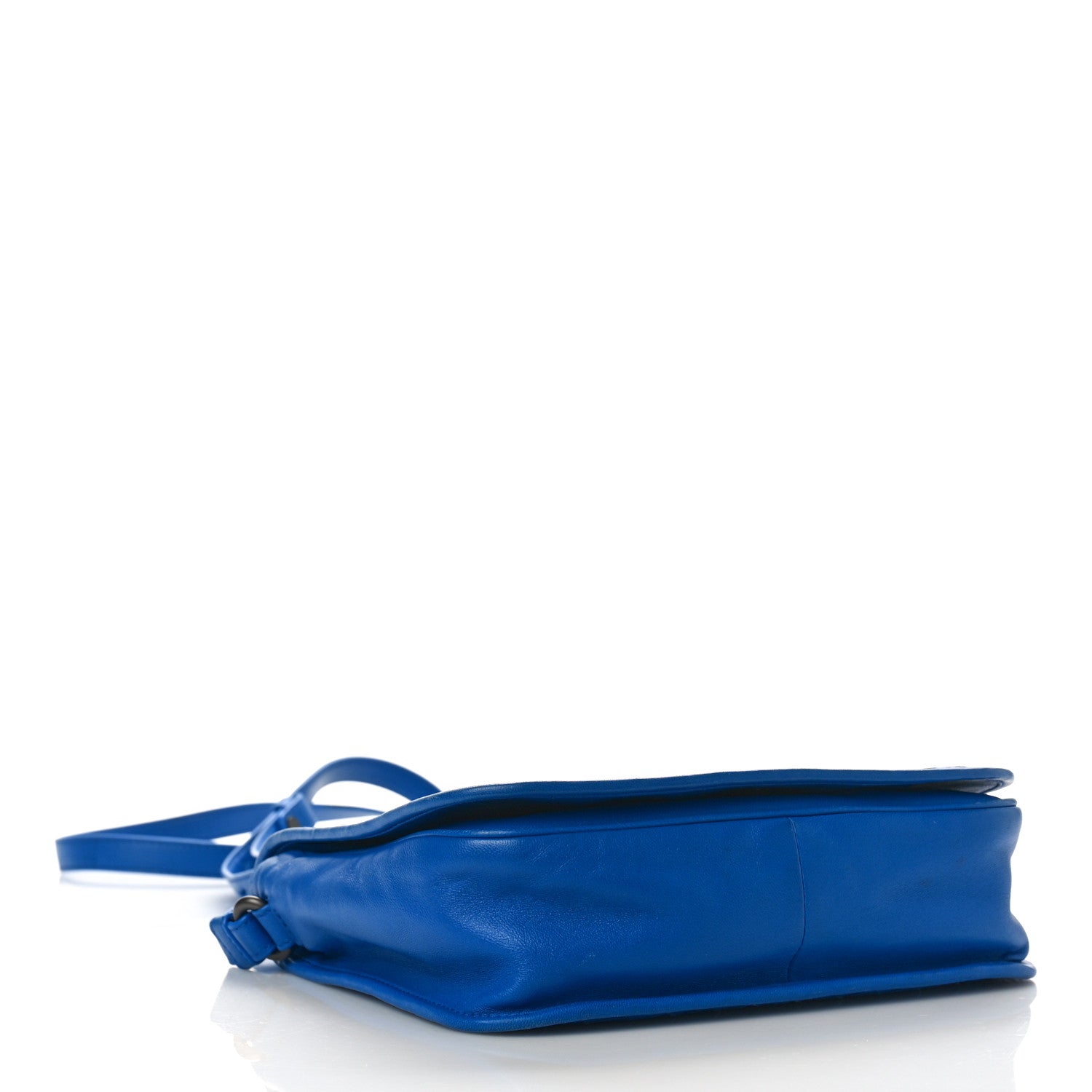 Bottega Veneta Nappa Intrecciato Messenger Bag Blue 4 of 8