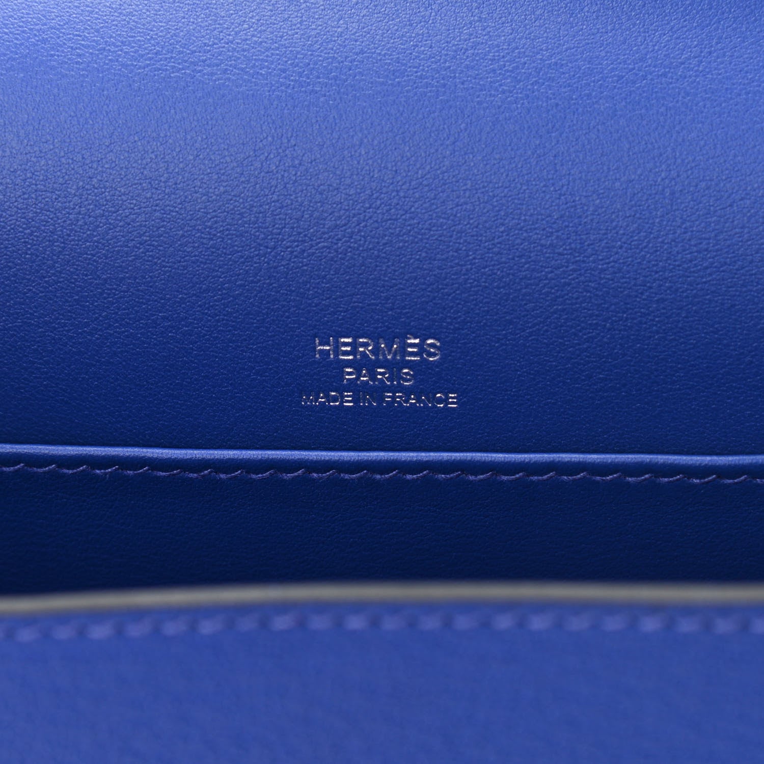 Hermes Chevre Mysore Geta Bleu Electrique 6 of 11