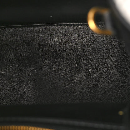 Balenciaga Shiny Box Calfskin Hourglass Tote Black 9 of 10