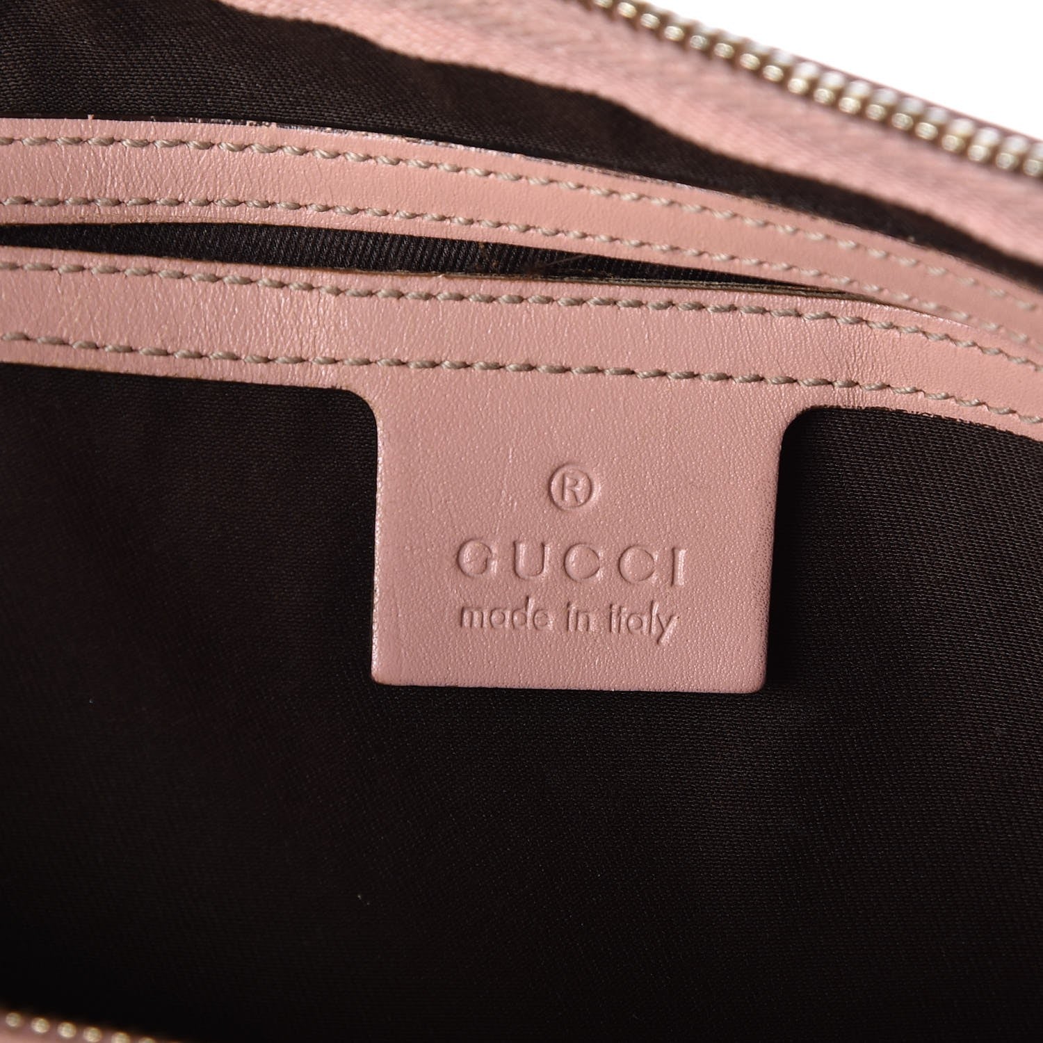 Gucci GG Plus Monogram Web Stripe Medium Joy Boston Pink 6 of 10