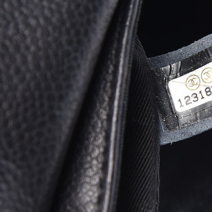 Chanel Caviar Half Moon Wallet On Chain WOC Black 9 of 12