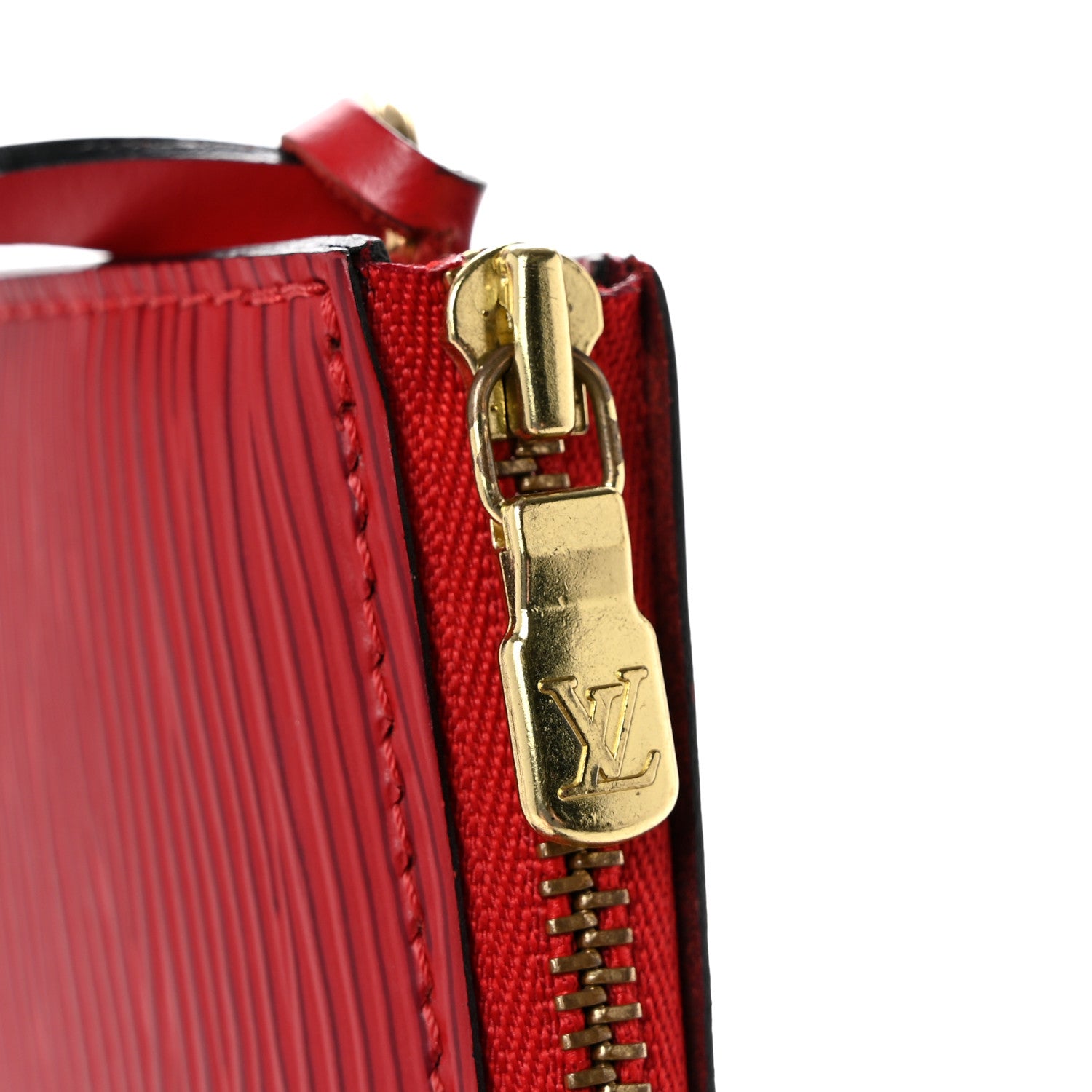 Louis Vuitton Epi Pochette Accessories 24 Castillan Red 11 of 12