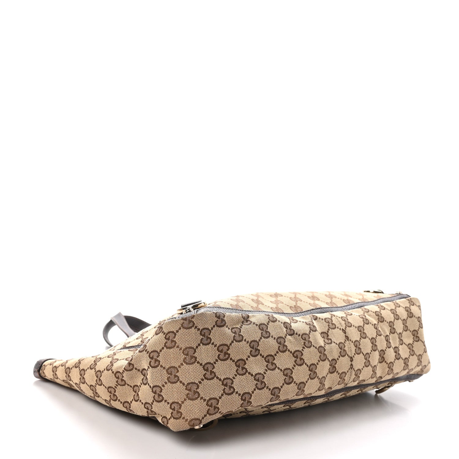 Gucci Monogram Large Abbey Tote Dark Brown 4 of 12