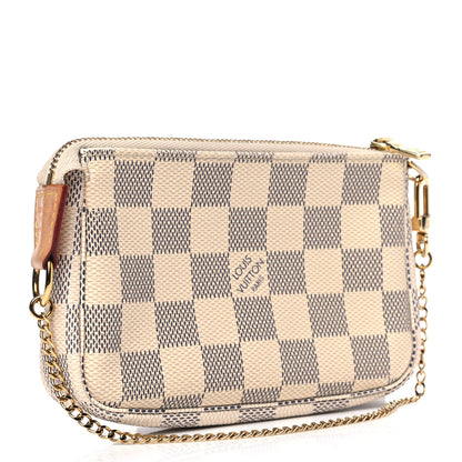 Louis Vuitton Damier Azur Mini Pochette Accessories 2 of 6