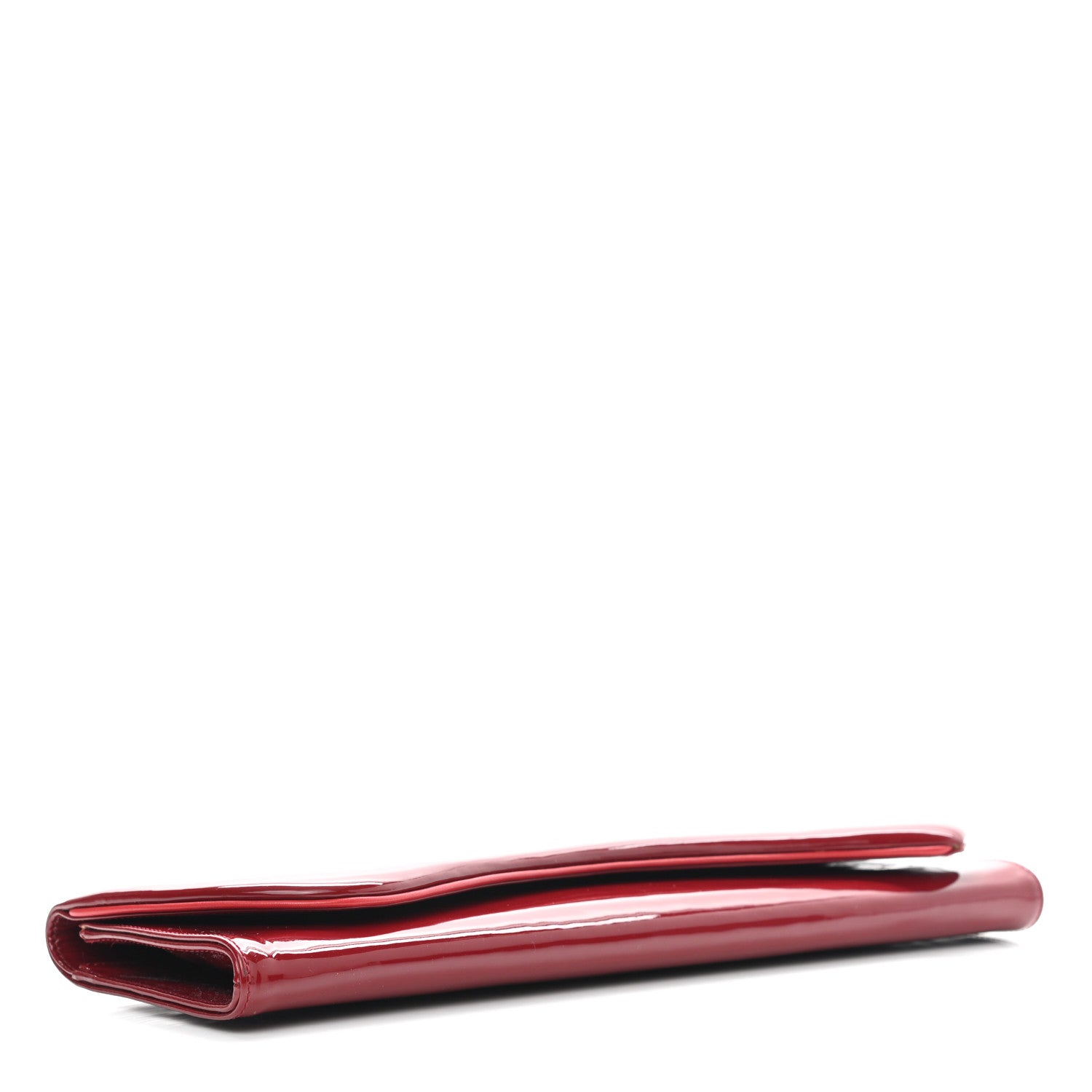Christian Louboutin Patent Pigalle Clutch Rouge Imperial 4 of 7