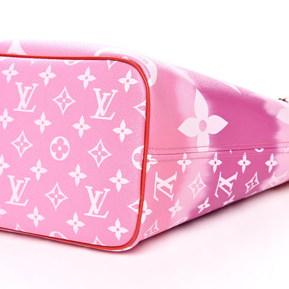 Louis Vuitton Monogram Escale Neverfull MM Rouge 9 of 9