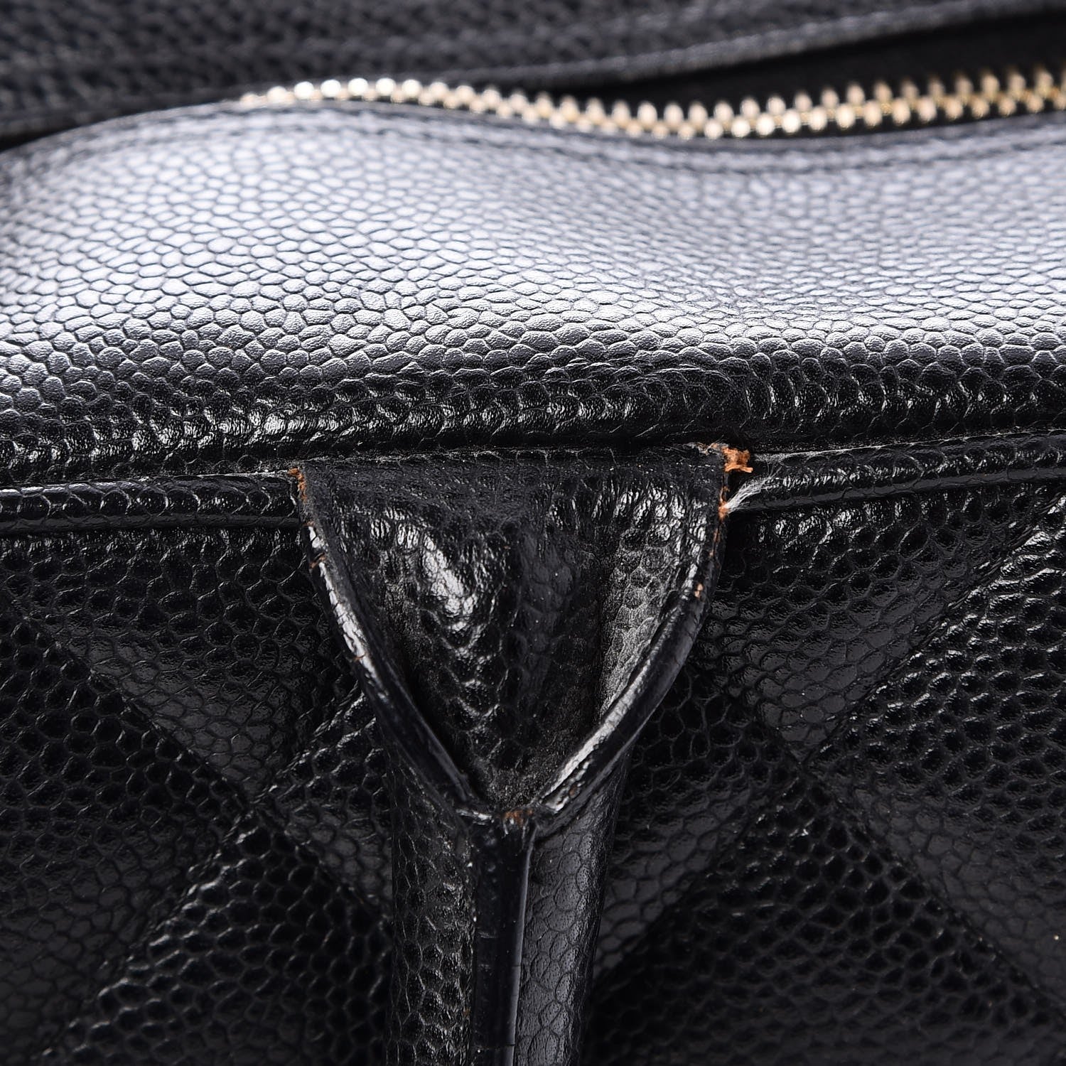 Chanel Caviar Quilted Large Bowler Black 11 of 15