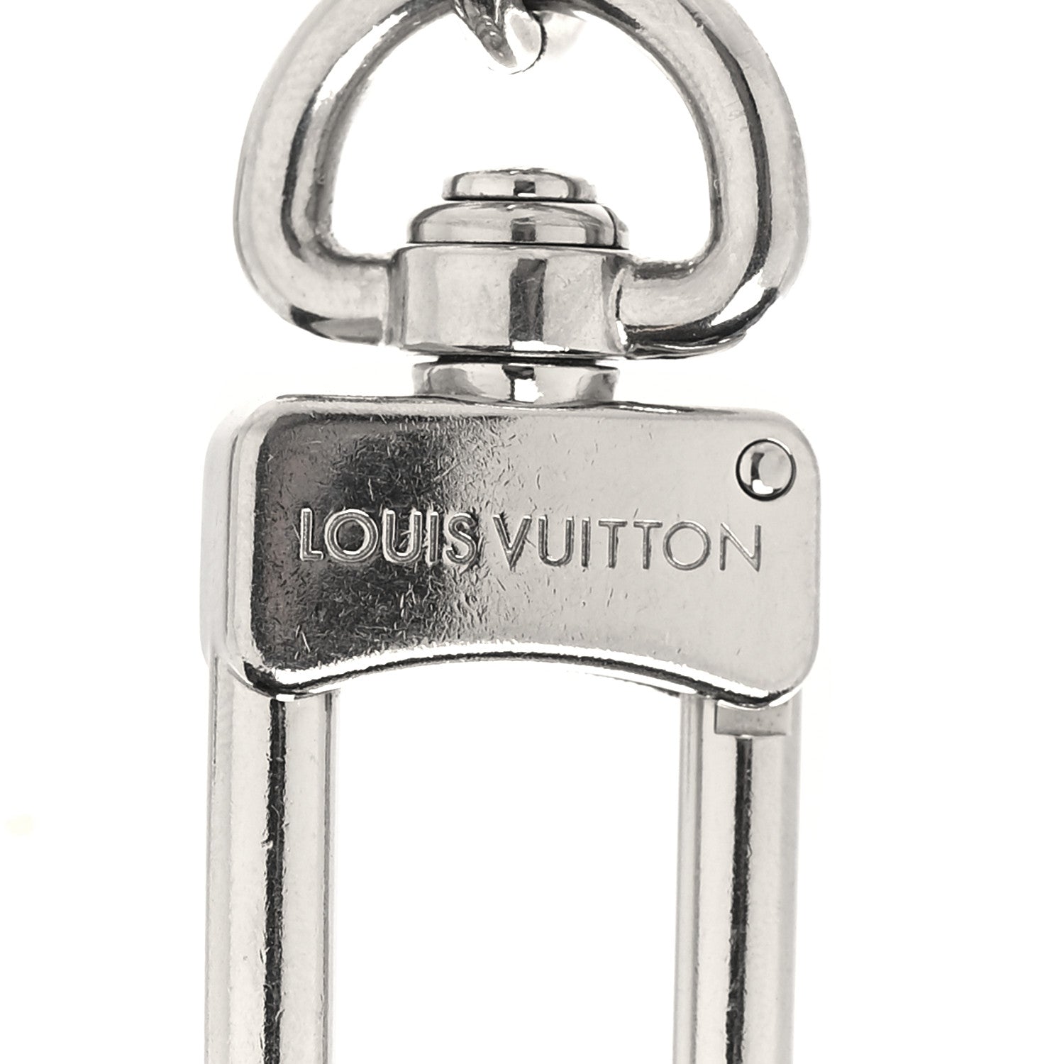 Louis Vuitton Monogram Slim Dragonne Bag Charm Key Holder 3 of 4