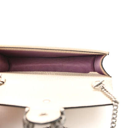 Gucci Dollar Calfskin Crystal Super Mini Dionysus Shoulder Bag Mystic White Black Diamond 5 of 10