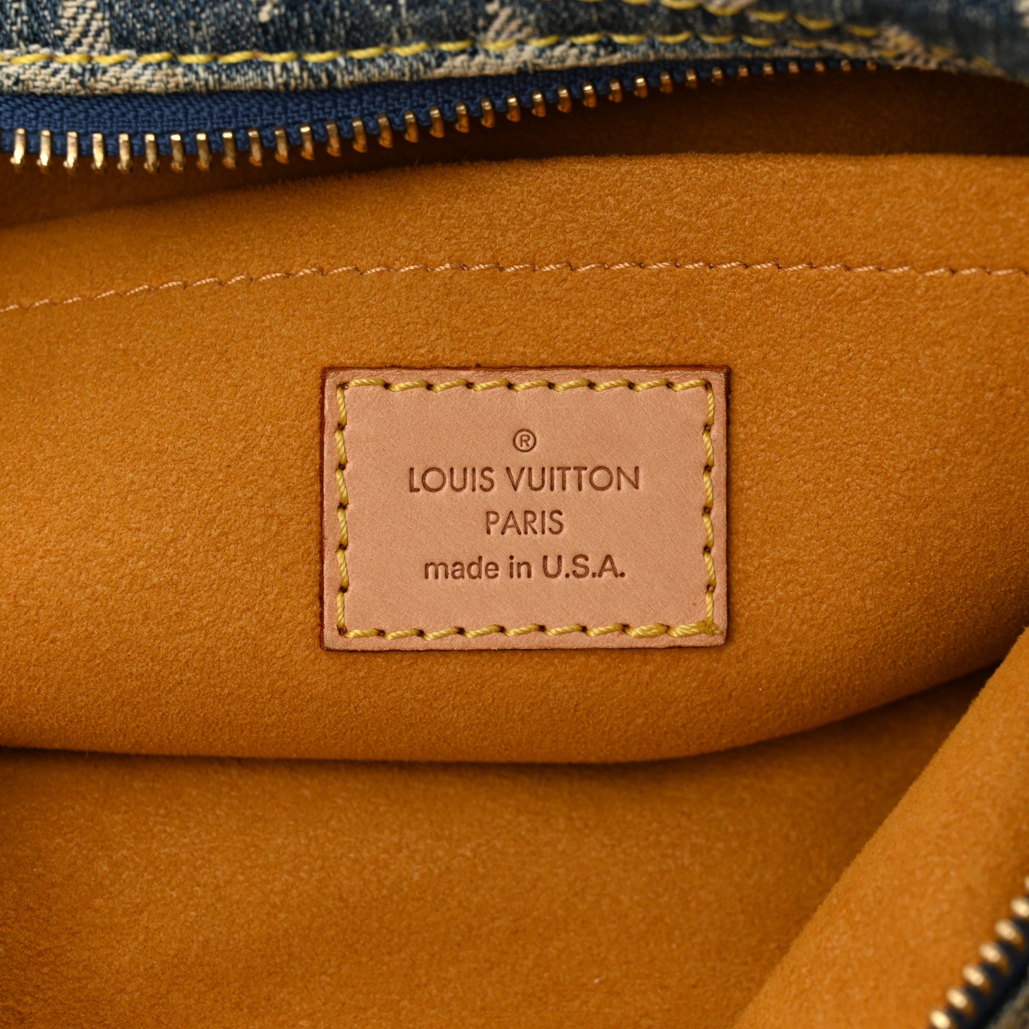 Louis Vuitton Monogram Denim Baggy PM Blue 6 of 11