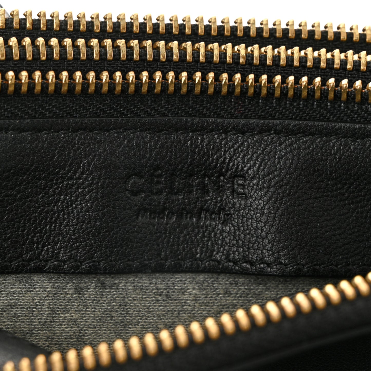 Lambskin Small Trio Crossbody Bag Black