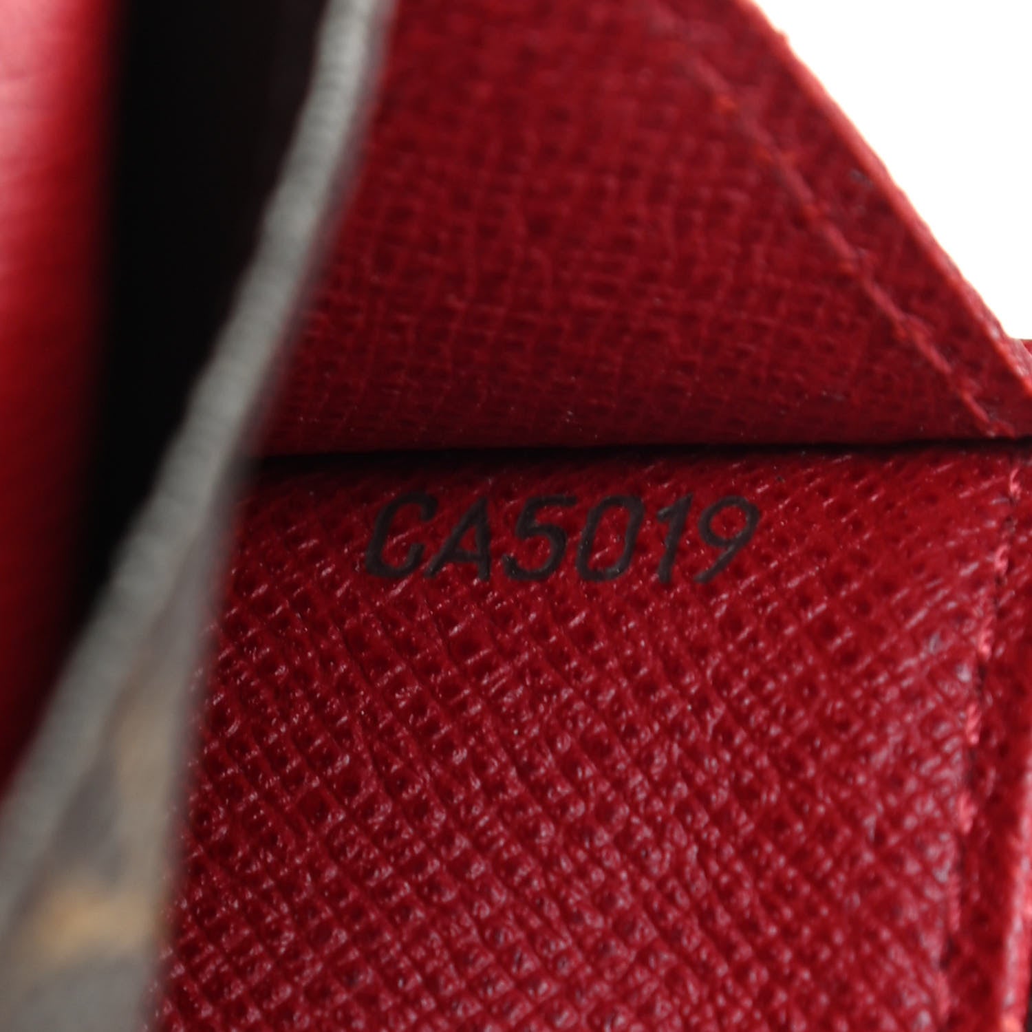 Louis Vuitton Monogram Emilie Wallet Red 7 of 11
