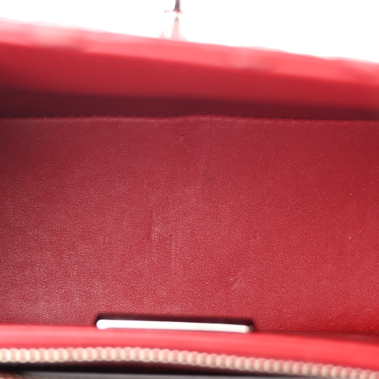 Chanel Snakeskin Mini Square Flap Red 5 of 11