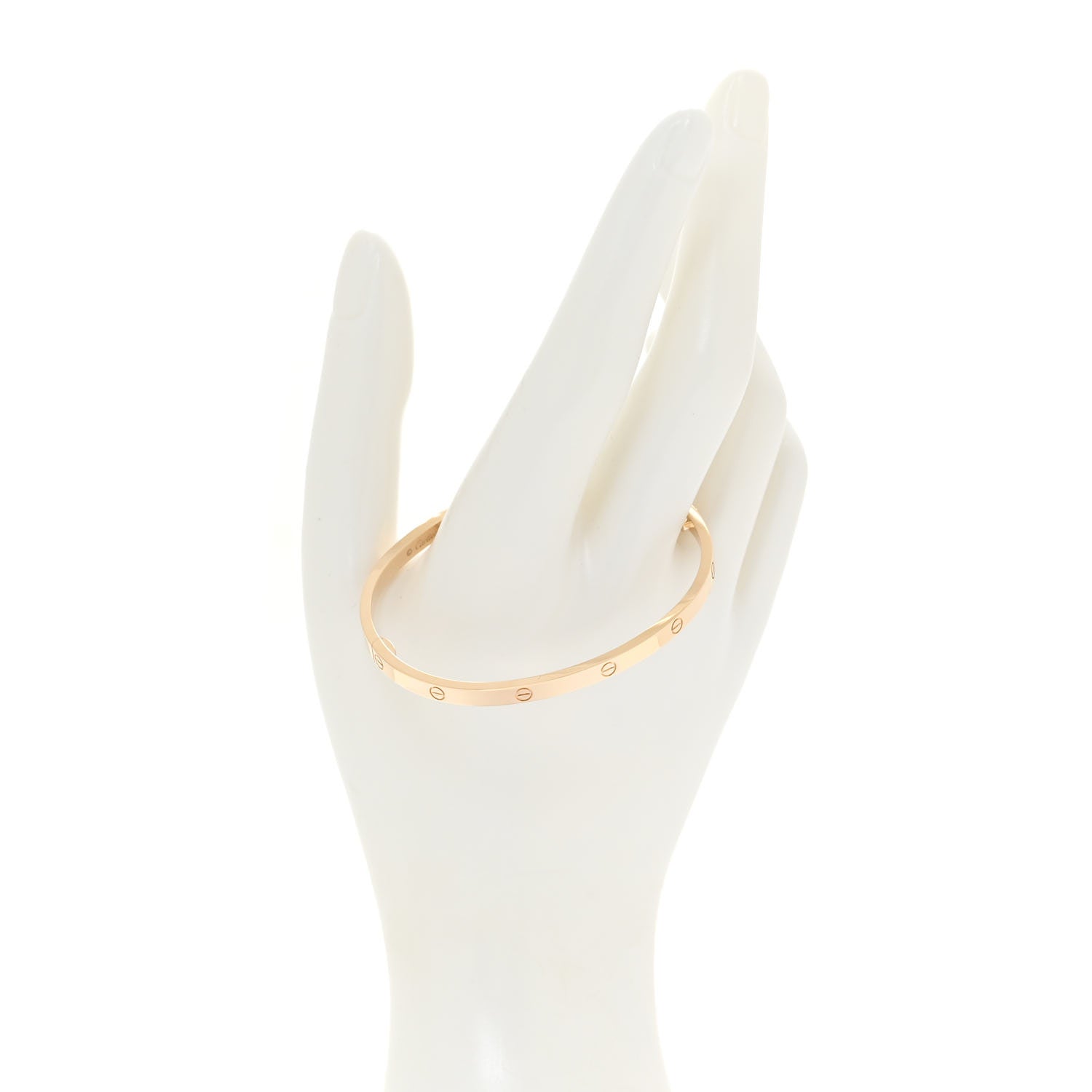 Cartier 18K Yellow Gold Small LOVE Bracelet 17 2 of 6