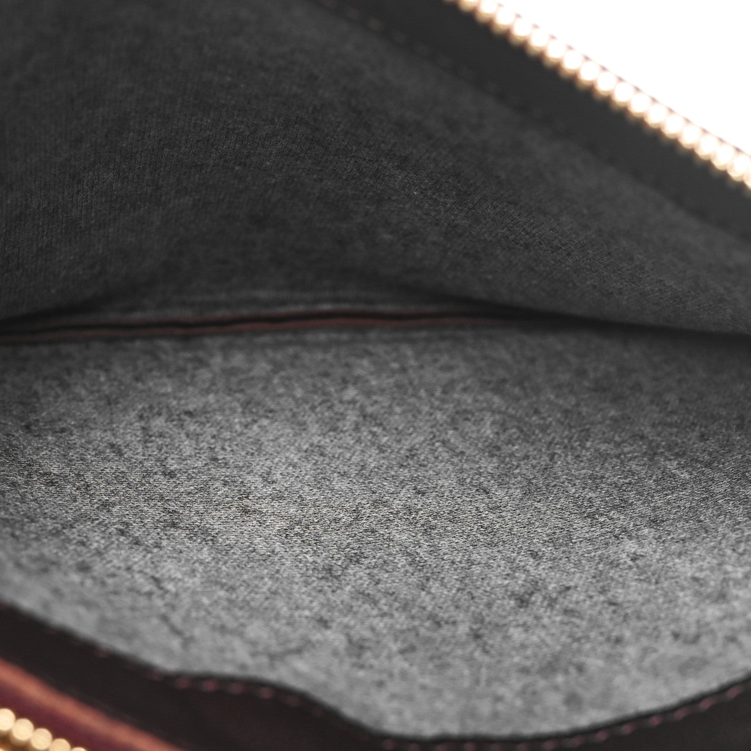 Celine Lambskin Large Trio Crossbody Bag Burgundy 6 of 9