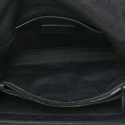 Saint Laurent Grain De Poudre Medium West Hollywood Monogram Fold-Over Black 5 of 11