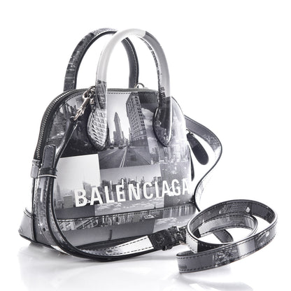 Balenciaga Calfskin New York Skyline XXS Ville Top Handle Bag Black 3 of 10