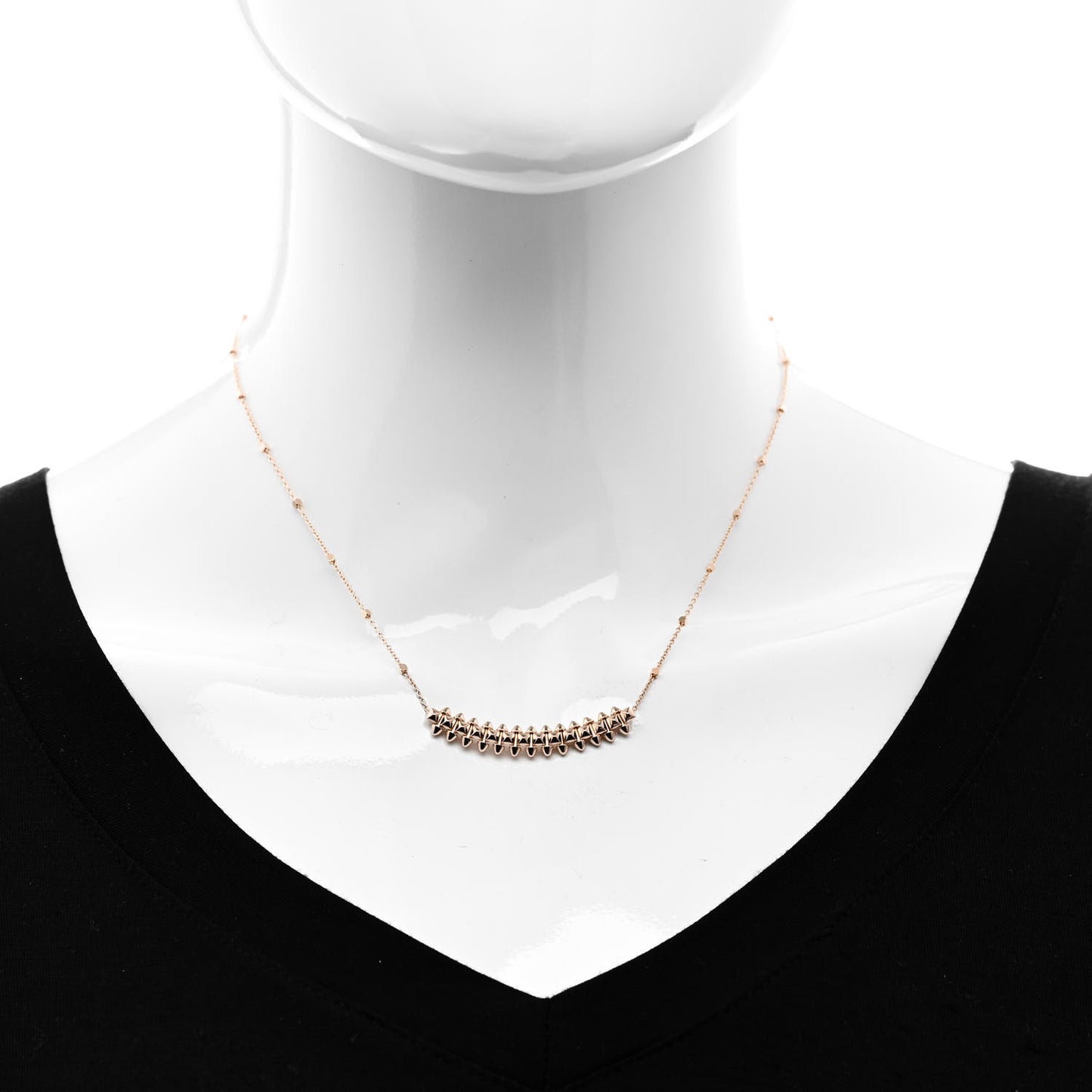 18K Pink Gold Small Clash de Cartier Necklace
