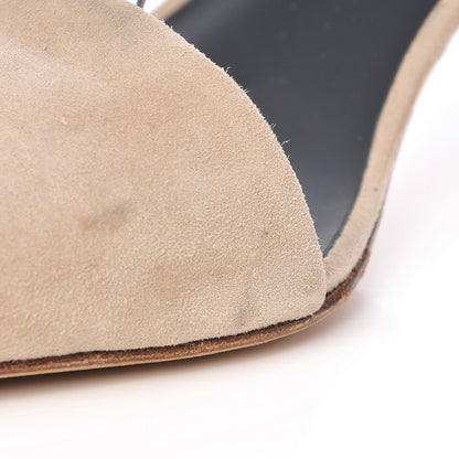 Alexander Wang Suede Lovisa Ankle Strap Pumps 38 Beige 9 of 9