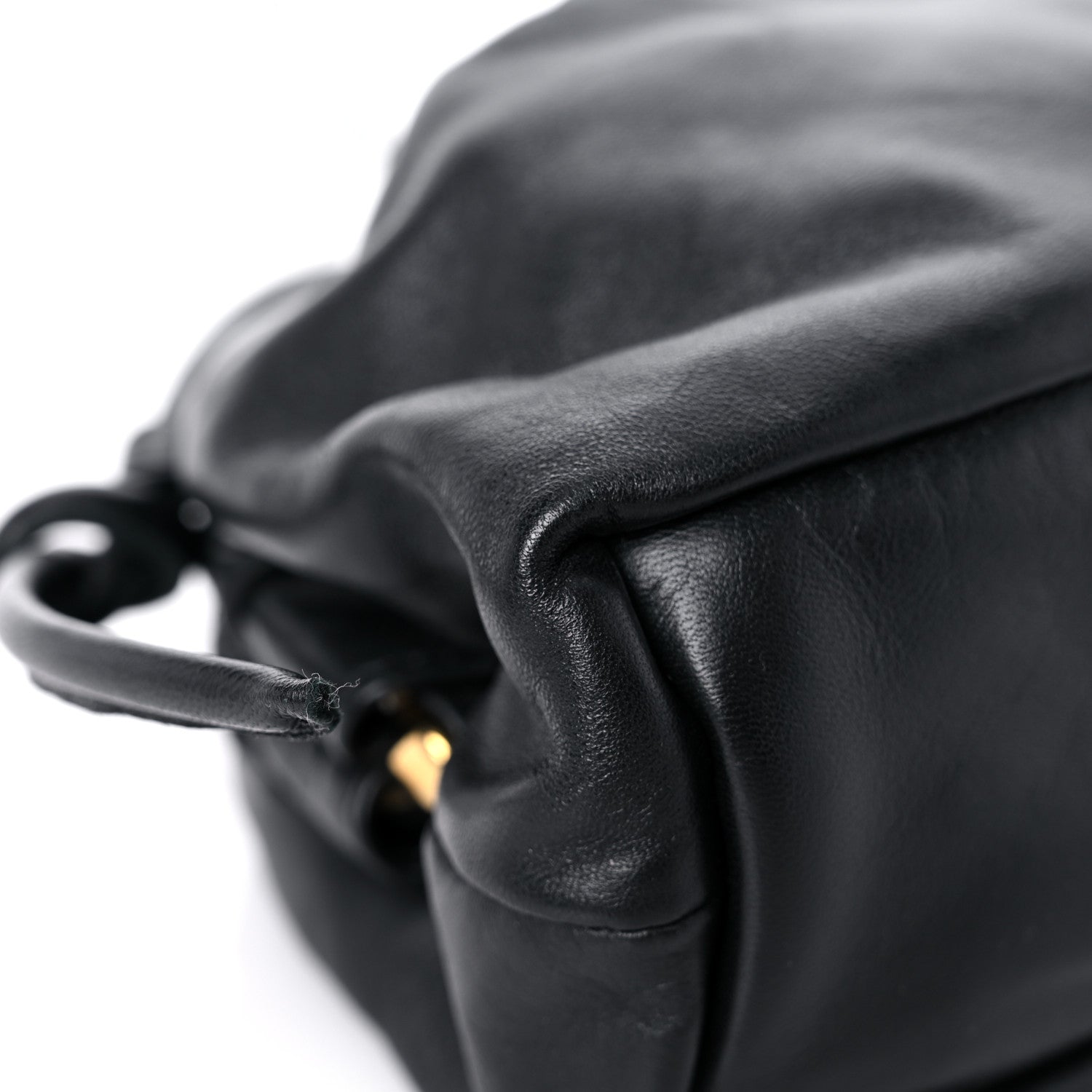 Mansur Gavriel Lambskin Mini Cloud Clutch Black Flamma 7 of 13