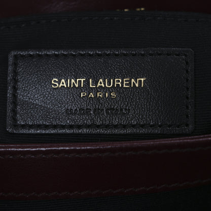 Saint Laurent Calfskin Y Quilted Monogram Toy Loulou Monogram Crossbody Bag Rouge Legion 7 of 13