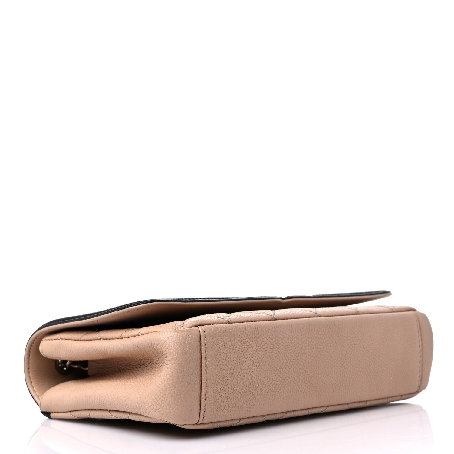 Chanel Caviar Quilted Small CC Filigree Flap Beige Black 4 of 13