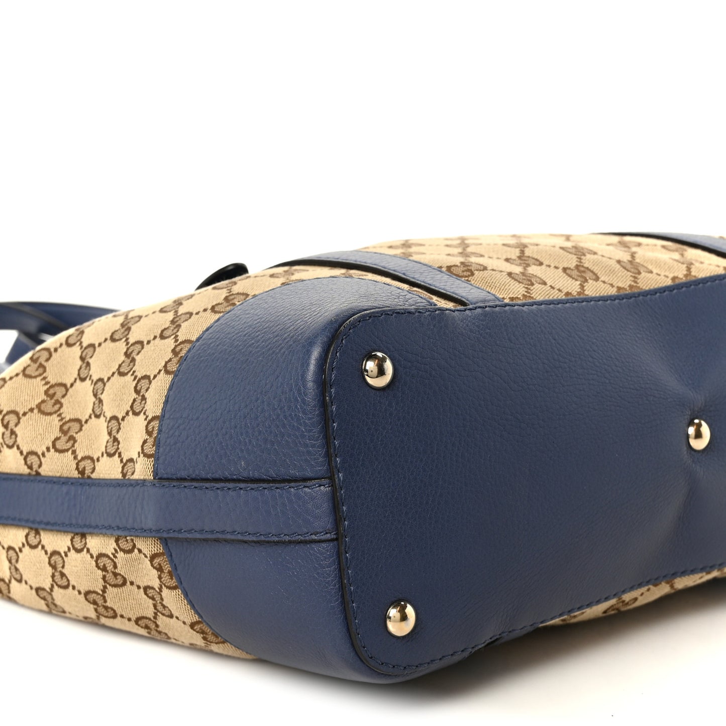 Monogram Cellarius Calfskin Tote Beige Ebony Blue