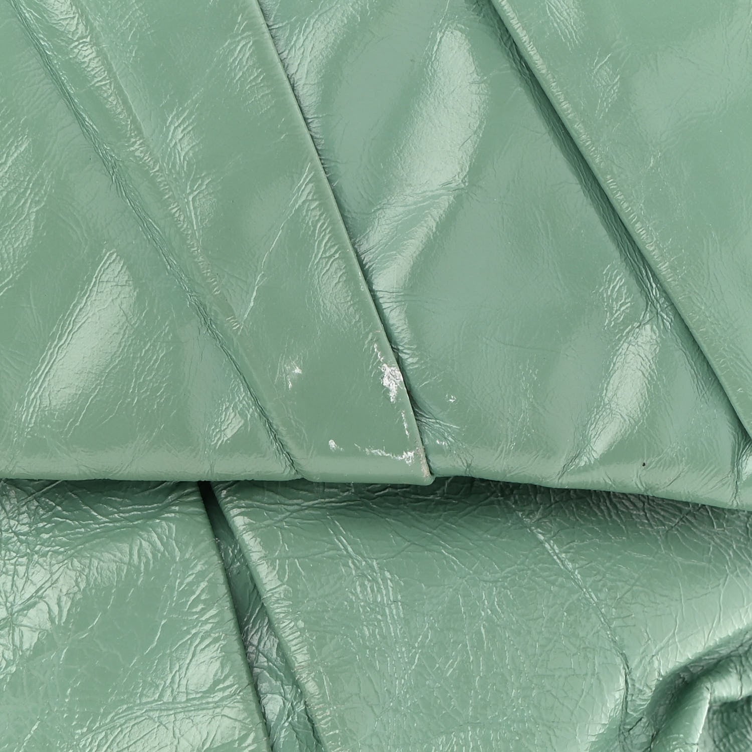 Chanel Glazed Calfskin Twisted Maxi Flap Green 9 of 10