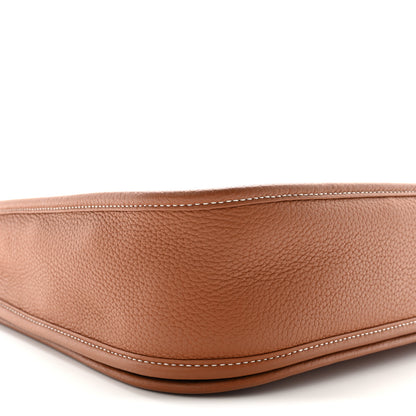 Hermes Taurillon Clemence Evelyne III PM Gold 8 of 10