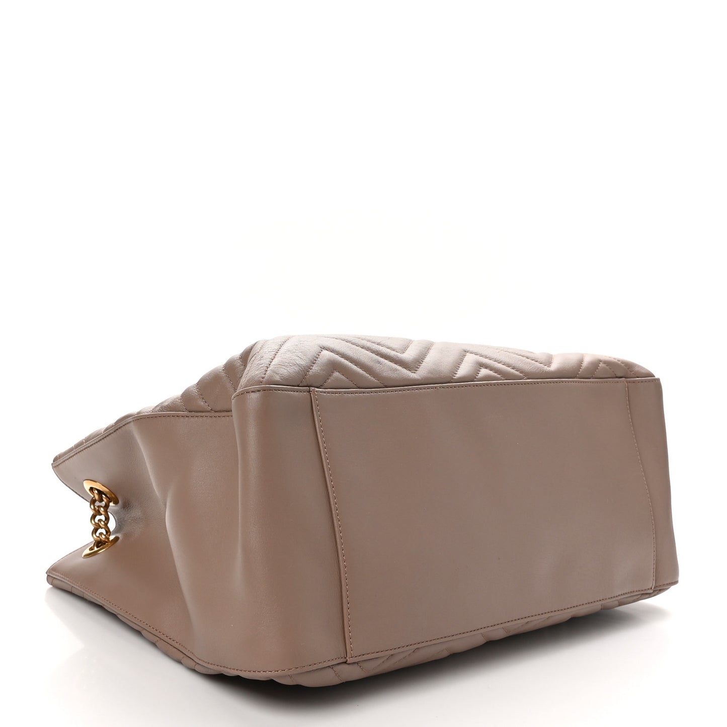 Calfskin Matelasse Medium GG Marmont Shoulder Tote Bag Porcelain Rose