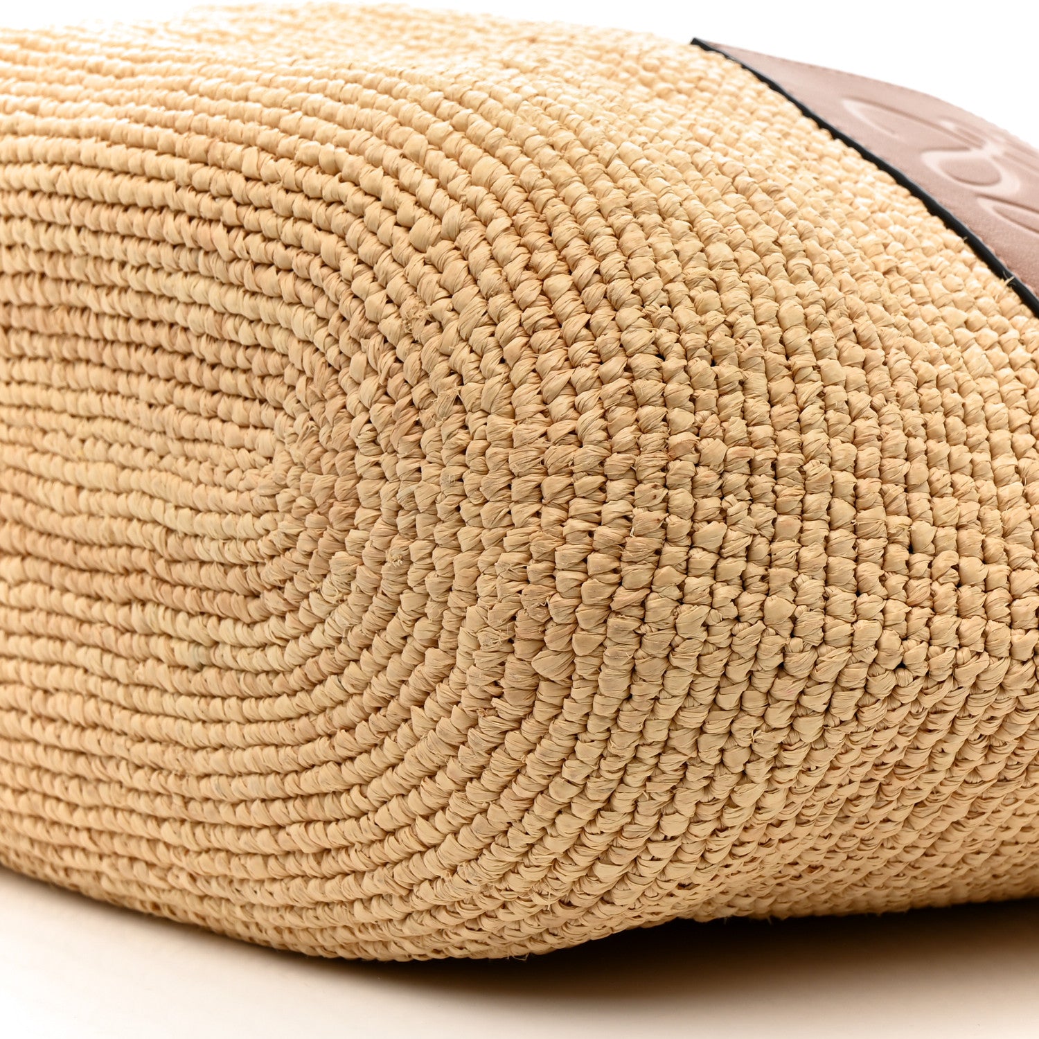 Loewe Raffia Slit Tote Bag Natural Tan 9 of 12