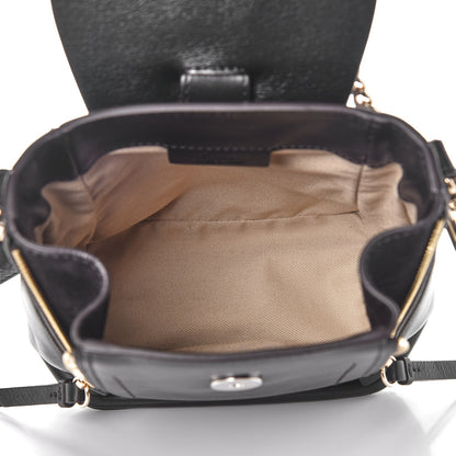 Chloe Suede Calfskin Mini Faye Backpack Black 5 of 7