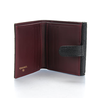 Chanel Caviar Quilted Compact French Flap Wallet 5 of 8