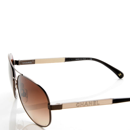 Chanel Aviator Sunglasses 4179 Dark Brown 5 of 9