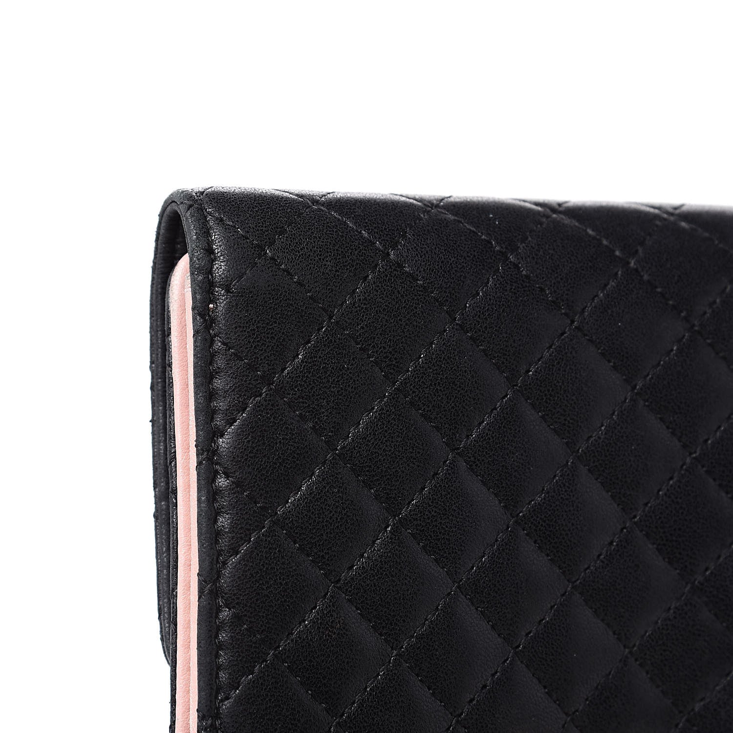 Chanel Lambskin Micro Quilted Tri-Fold Wallet Black 10 of 17