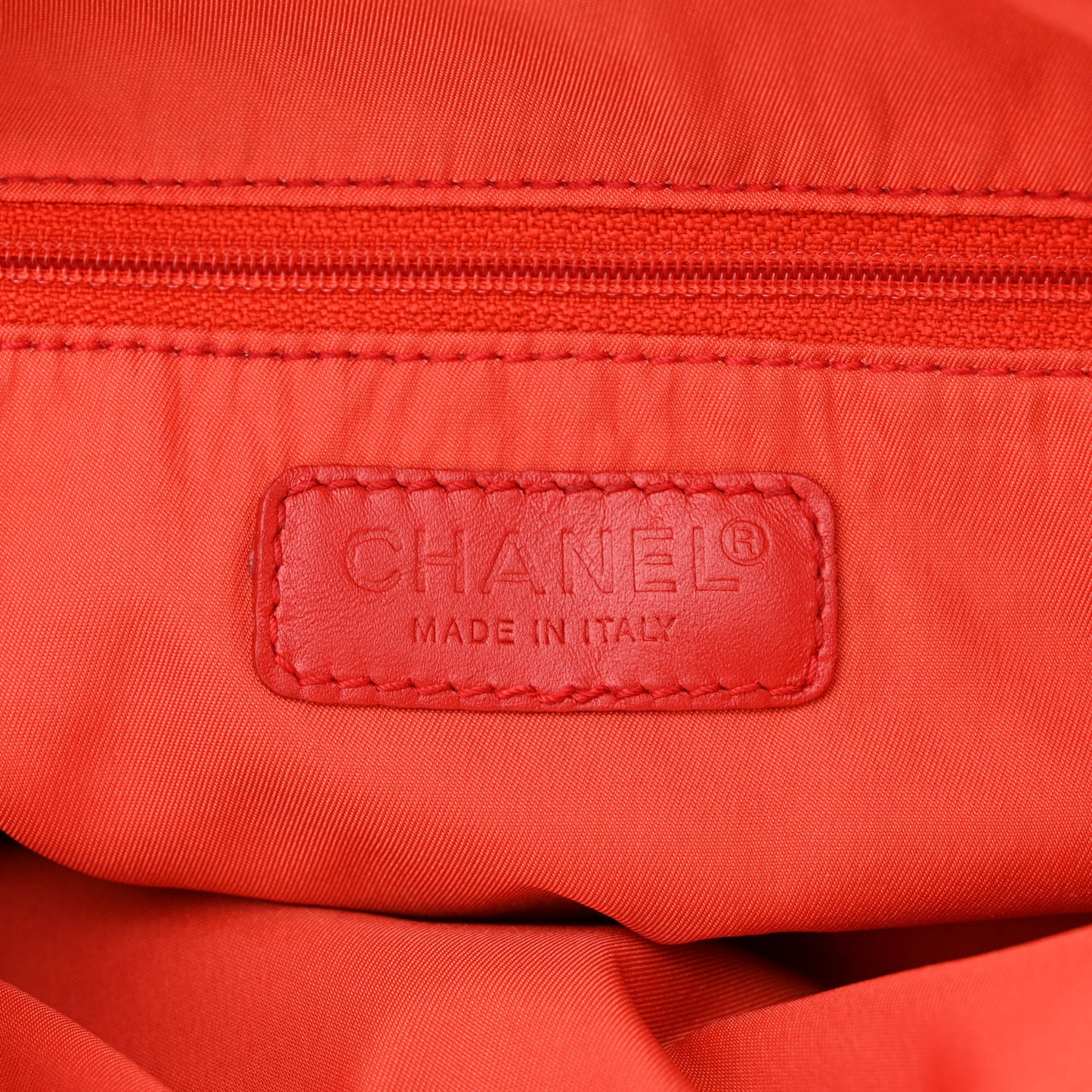 Nylon Small Travel Tote Red