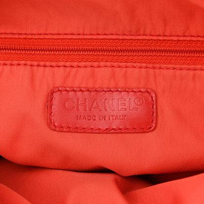 Chanel Nylon Small Travel Tote Red 7 of 18