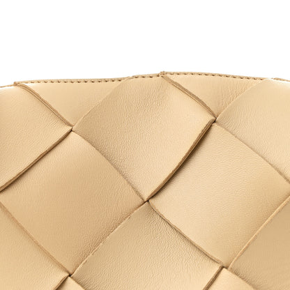 Bottega Veneta Lambskin Maxi Intrecciato Small Cassette Camera Bag Porridge 7 of 9