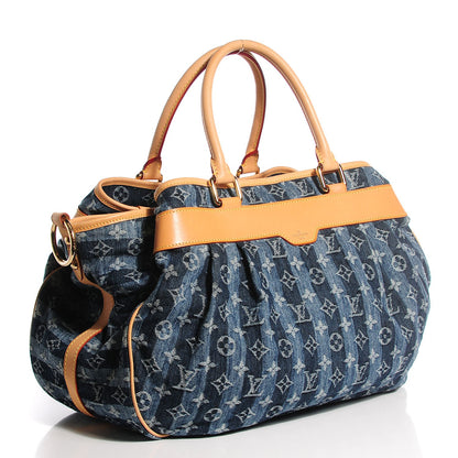 Louis Vuitton Denim Raye Cabas GM 3 of 8