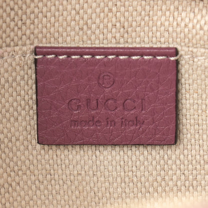 Gucci Pebbled Calfskin Small Soho Disco Bag Peonia Flower 6 of 12
