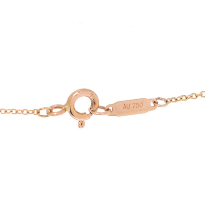 Tiffany 18K Rose Gold Emblem Lock Pendant Necklace 5 of 6
