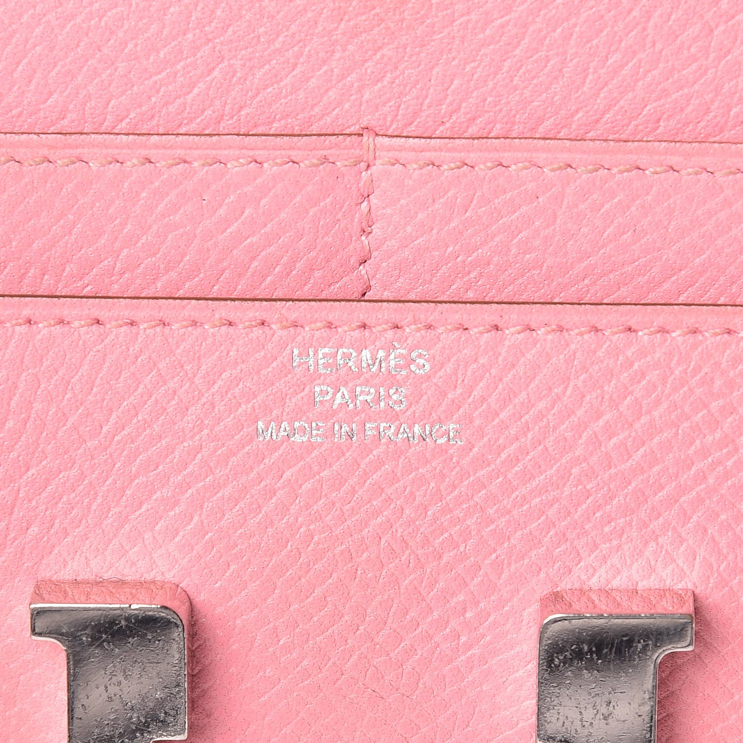 Hermes Epsom Constance Short Wallet Rose Confetti 6 of 24