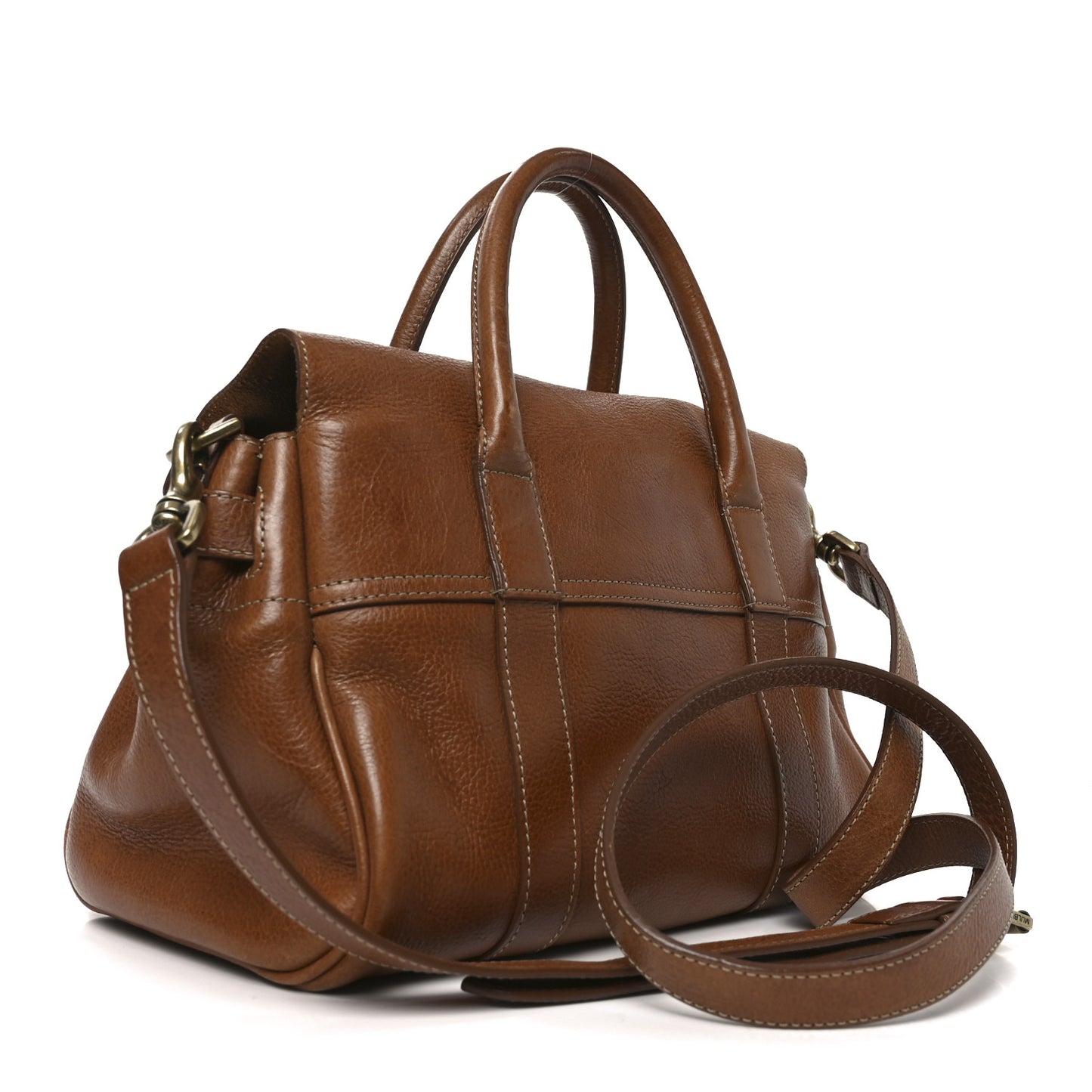Natural Leather Small Bayswater Oak